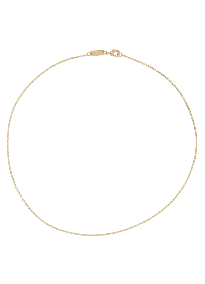 Shop Emilia by Bon Dep Gold necklace 50cm Smykke Gull her - Norsk, rask levering ikkebutikk.no