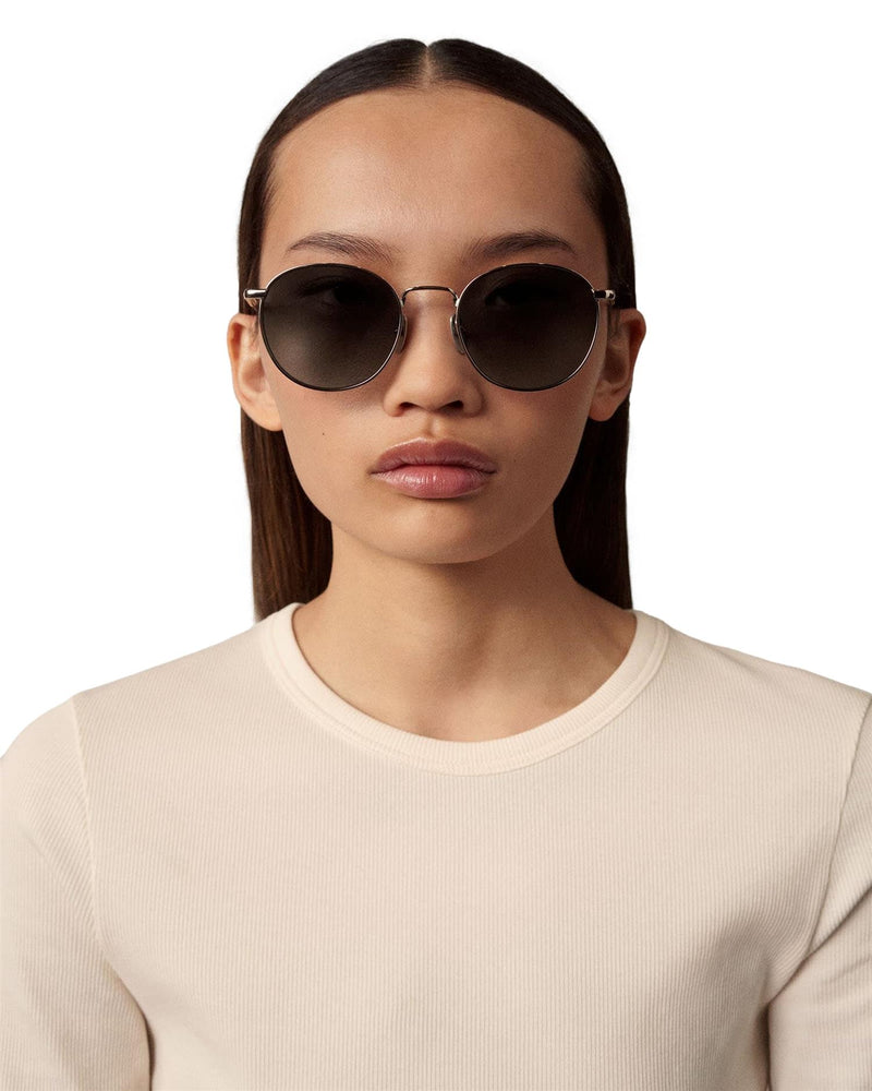 Shop Chimi Eyewear Round Grey P Solbriller Sølv her - Norsk, rask levering ikkebutikk.no