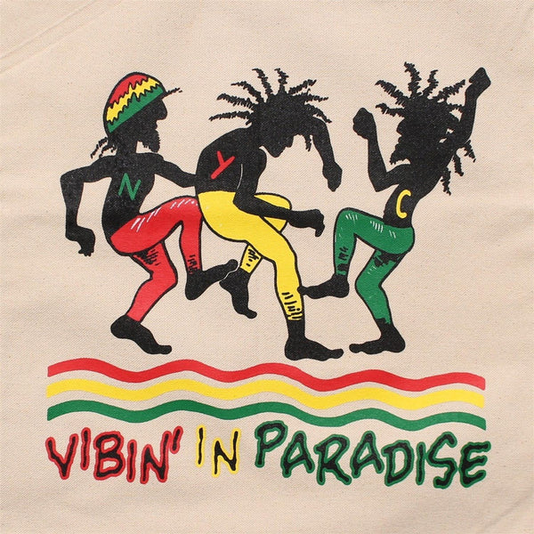 Paradise NYC Vibin In Paradise Tote Bag Sand